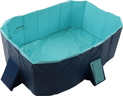 Image de Piscine pliable Piscine pliable surdimensionnée sans gonflage pour la maison et l'extérieur 1.6m / 5.25ft