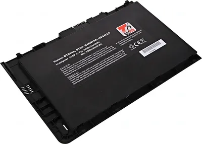 Productafbeelding van Batterij T6 Power pro Hewlett Packard EliteBook Folio 9470m, Li-Poly, 14,8 V, 3400 mAh (50 Wh), zwart