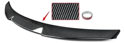 Immagine prodotto di Spoiler posteriore, stile M4, compatibilità con Audi A5 B8, look fibra di carbonio