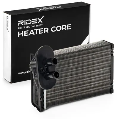 Produktbild von RIDEX 467H0002 Wärmetauscher Innenraumheizung Kühler für VW Golf IV Schrägheck (1J1) Golf V Schrägheck (1K1) Passat Variant (3C5) für BMW 3 Limousine