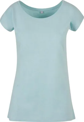Produktbild von Build Your Brand Kurzarm-T-Shirt für Frauen Dimish hellblau M