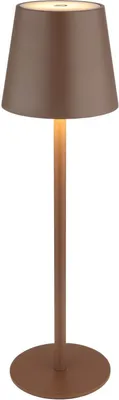 Produktbild von GLOBO 58438BR VANNIE Tischleuchte Metall braun matt, LED