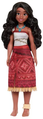 Produktbild von Disney Vaiana-Modepuppe aus Vaiana 2 mit 2 Zubehörteilen und abnehmbarem Outfit, vom Film inspiriert, Modepuppe, Weiblich, 3 Jahr(e), Junge/Mädchen, 250 mm, 100 g