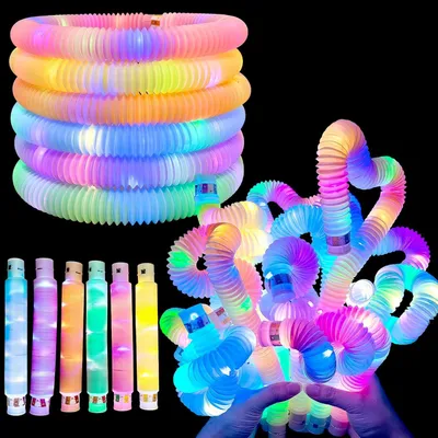 Productafbeelding van Lichtgevende buizen - Set van 12 - Lichtgevende staafjes - Gastgeschenken voor kinderen - Volwassenen