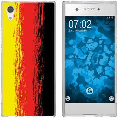 Produktbild von PhoneNatic Case kompatibel mit Sony Xperia XA1 Silikon-Hülle WM Deutschland M6