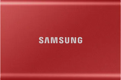 Immagine prodotto di SAMSUNG MU-PC500R/WW SAMSUNG Portable T7 500 GB externe SSD-Festplatte metallicrot