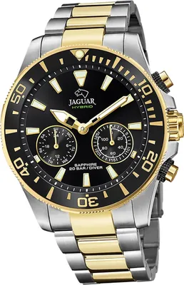 Produktbild von Jaguar Edelstahl Herren Uhr Multifunktion silber gold Connected D2UJ889/2