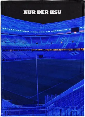 Produktbild von Hamburger SV HSV Flanellfleecedecke Stadion