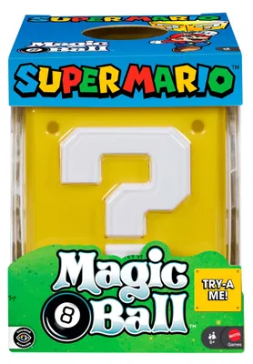 Produktbild von Mattel Games MAGIC 8 BALL SUPER MARIO, Brettspiel, Glücksspiel, 6 Jahr(e), Familienspiel