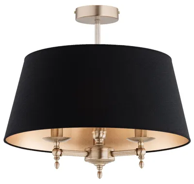 Immagine prodotto di Lampada a sospensione ROKSANA oro-nera 3xE14x10W in metallo, dimensioni: 46x50x50 cm, IP20, Alfa