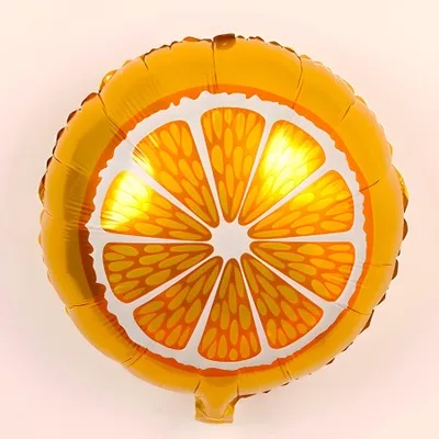 Produktbild von Folienballon Food, Orangen-Scheibe ca. 45*51 cm