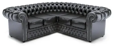 Produktbild von Chesterfield Sofa Ecke Eckcouch Ecksofa Polster Sitz Garnitur Eckgarnitur Lord