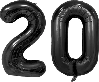 Immagine prodotto di Set palloncino in foil - Nero/40 pollici - 2 + 0