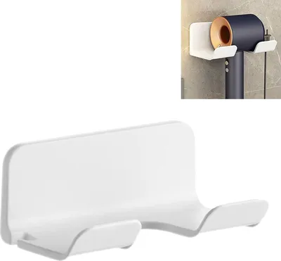 Produktbild von Haartrocknerhalter - Einfache Installation - Platzsparend - Modernes Design