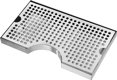 Produktbild von Kegerator Beer Drip Tray 304 Stainless Steel Keg Trays with Non-Slip Pads