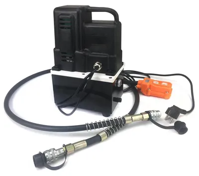 Produktbild von Elektrische Hydraulikpumpe – Hydraulikpumpe – Druckpumpe – Tragbare Pumpe – Stahlkonstruktion