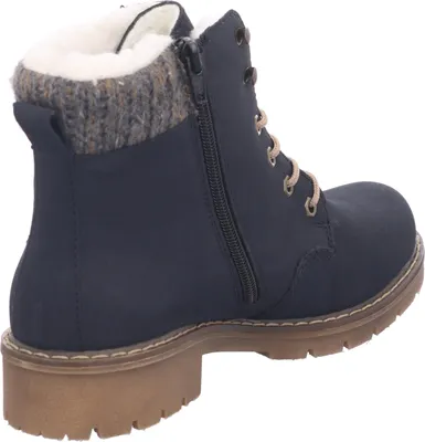 Produktbild von Rieker Schnür-,Zug-u.Schnallenstiefel in blau, Gr. 37
