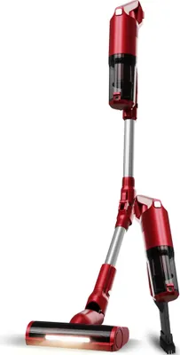 Obrázek produktu pro TurboTronic StormStick CV11 – 120 W tyčový a ruční vysavač s Hepa filtrem, 5 m kabel, 11 kPa, cyklonová technologie, bezsáčkový, lehký, kompaktní, červený