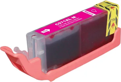 Produktbild von Druckerpatrone kompatibel mit Canon CLI-571 Magenta XL für Pixma MG5750, MG5751, MG5752, MG5753, MG6850, MG6851,  MG6852, MG6853, MG7750, MG7751, MG7752, MG7753, TS5050, TS5051, TS5053,  TS5055, TS6050, TS6051, TS6052, TS8050, TS8051, TS8052, TS8053, TS9050, TS9055