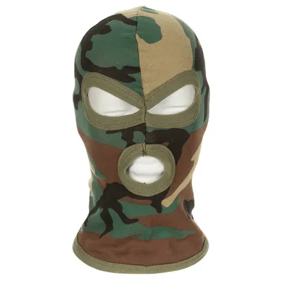 Produktbild von MFH Balaclava, 3-Loch, woodland