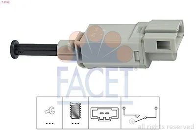 Produktbild von FACET Kupplungsschalter (GRA) 7.1152 für VW Golf IV Schrägheck (1J1) mechanisch