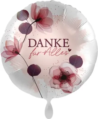 Produktbild von 18"/Ø43cm Folienballon  "Danke für Alles"