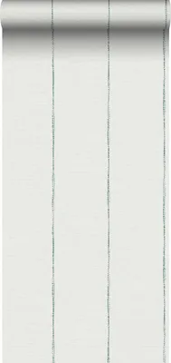 Imagen del producto de Sanders & Sanders papel pintado rayas pintadas azul verde y blanco 53 cm x 10,05 m