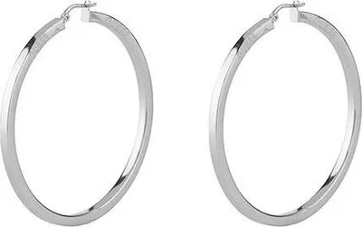 Obrázek produktu pro Guess JUBE04199JWRH Dámské náušnice obruče stříbrné barvy