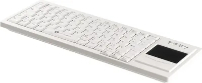 Obrázok produktu pre GETT Cleantype Xtra Touch WL kabellose Tastatur mit Touchpad Farbe weiss Layout