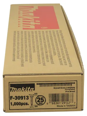 Produktbild von Makita F-30913 Schnellbauschrauben 3,9 x 25 mm 1000 Stk.