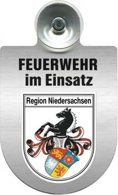 Produktbild von Einsatzschild Windschutzscheibe incl. Saugnapf - Feuerwehr im Einsatz - 309355 Color - Region Niedersachsen