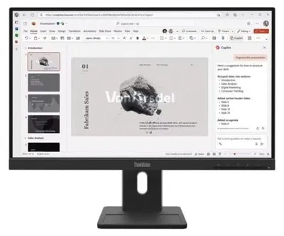 Obrázek produktu pro Lenovo ThinkVision E22-40, 54,6 cm (21.5"), 1920 x 1080 px, Full HD, LCD, 6 ms, Černá