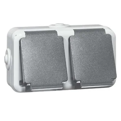 Produktbild von PEHA 00306211, Schwarz, Grau, Thermoplast, 250 V, 16 A