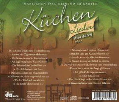Produktbild von Küchenlieder Moritäten Folge 3