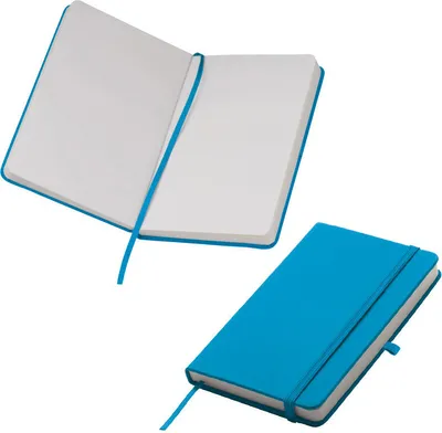 Produktbild von Notizbuch / DIN A6 / 160 S. / blanko / samtweiches PolyurethanHardcover / Farbe: türkis