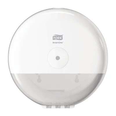 Produktbild von Tork 681000, Rollen-Toilettenpapierspender, Weiß, Kunststoff, 219 mm, 156 mm, 219 mm