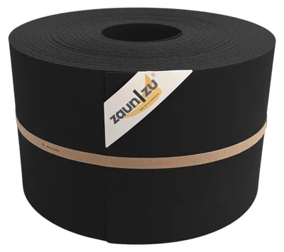 Produktbild von Sichtschutzstreifen PP zaun|zu DELUX Rolle 50m Schwarz 50m