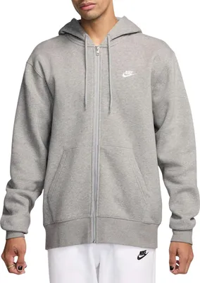 Produktbild von Nike Herren warme Sweatjacke Club mit Kapuze und durchgehendem Reißverschluss