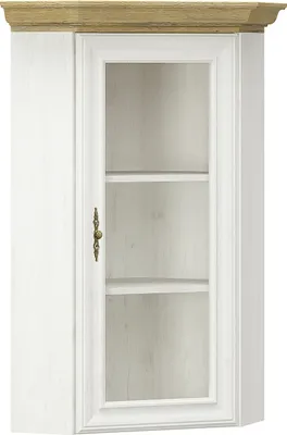 Produktbild von nabbi Ecke Vitrine (Aufbau) Igins CE - Kiefer Andersen / goldene Eiche