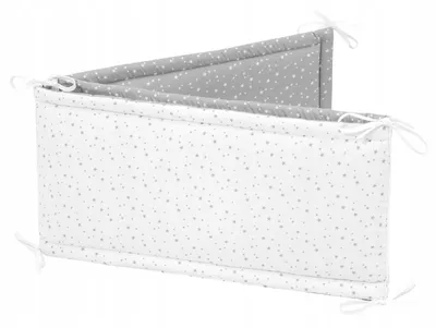 Obrázek produktu pro Jukki mantinel 180x30 cm do postýlky 120x60 – s úvazky – Twinkle Stars