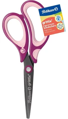 Produktbild von griffix Schulschere SweetBerry Rechtshänder