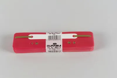 Image de DURABLE Bande d'agrafes Flexi rouge 25 pièces 663414