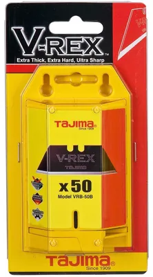Obrázok produktu pre Tajima V-REX Trapezklingen VRB-50B Ersatzklingen, Klingen, Wechselklingen