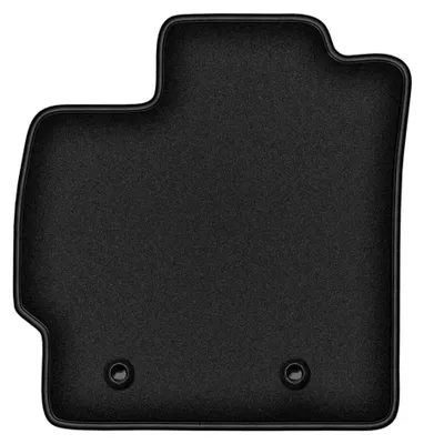 Productafbeelding van Velours bestuurdersmat voor Toyota Prius III 2009-2011 (hatchback) – zwart, op maat – Wielganizator DURBAN