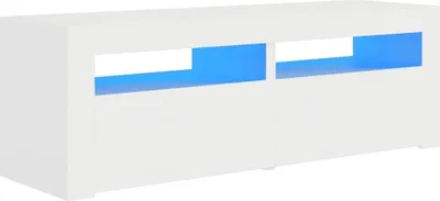 Produktbild von "Winter Sale"TV-Schrank mit LED-Leuchten Weiß 120x35x40 cm - TV-Schränke - clorisNeu3644883