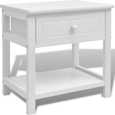 Obrázok produktu pre nočný stolík vidaXL Wood White