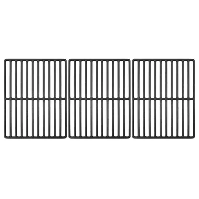 Image de TAINO BRANDO 6+1Grille de barbecue , ensemble de 3 grilles en fonte 77x34 cm, accessoire pour barbecue à gaz