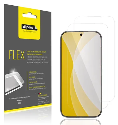 Immagine prodotto di 2x Pellicola protettiva per Honor 600, rivestimento al 100%, Protezione dipos Flex