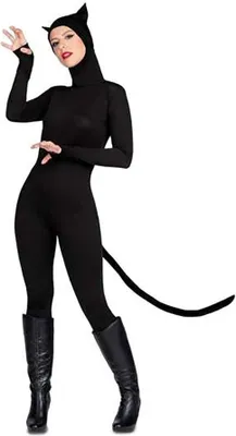 Produktbild von Mom Cat Woman Kostüm Schwarz M Schwarz M