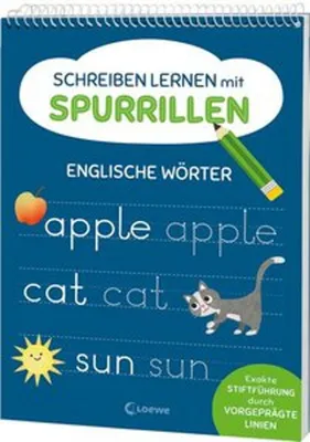Produktbild von Schreiben lernen mit Spurrillen - Englische Wörter